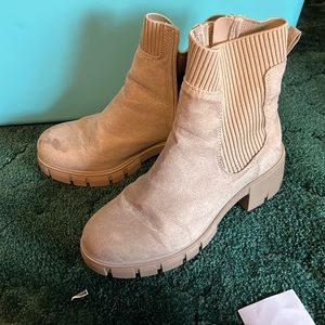 Tan boots